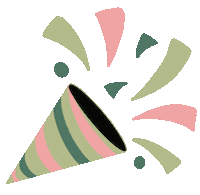 Excited Happy Birthday Sticker