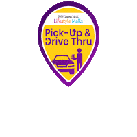 Deliver Pick Up Sticker by Megaworld Lifestyle Malls