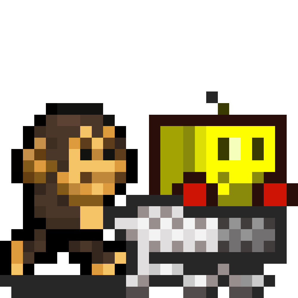 Monkey 8Bit Sticker