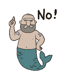 The Little Mermaid No Sticker by Alejandra Baiz