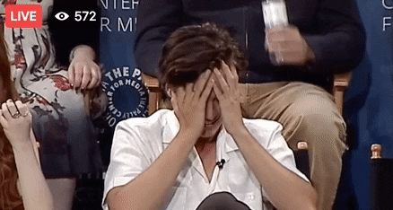 Cole Sprouse Hair GIF by The Paley Center for Media