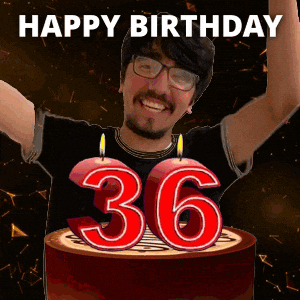 Happy 36Th Birthday GIF