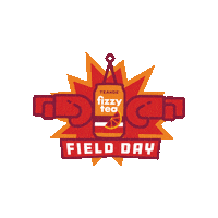 Field Day Orange Sticker by Teakoe Tea