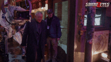 Larry Hamma On Set