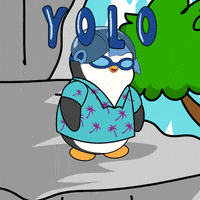 You Only Live Once Yolo GIF by Pudgy Penguins