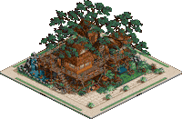 pixel house STICKER