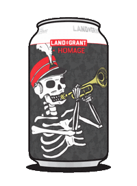 Skull Session Sticker by Land-Grant Brewing Company