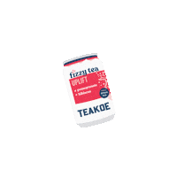 Teakoe_Tea drink red tea can Sticker
