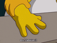 homer simpson pain GIF
