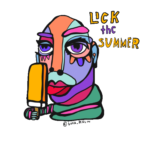 summer rainbow Sticker