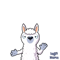 Sheep Llama Sticker by VeeFriends