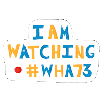 Watching Sticker by World Health Organization