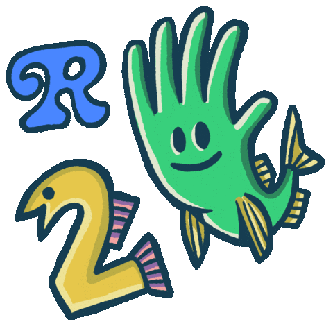 Second Hand Fish Sticker by recast market