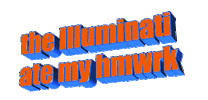 illuminati Sticker by AnimatedText
