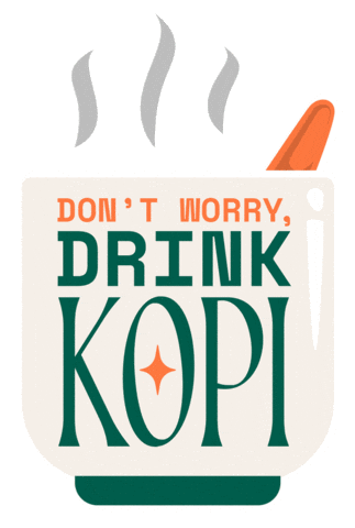 kopitiamlah giphyupload coffee brand malaysia Sticker