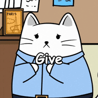 Cat Give GIF by MESA My Emotional Support Animal