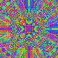 Rainbow Mandala GIF