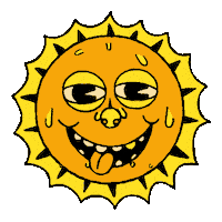 Always Sunny Summer Sticker by Killer Acid