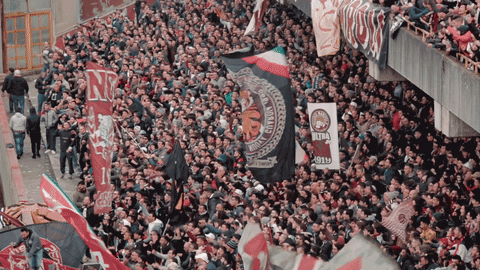 Curva Sud Goal GIF by ZON