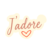 Jadore Sticker by bormesmaville