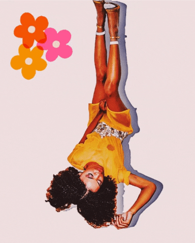 jessiedwyer giphygifmaker giphyattribution daisy afro GIF