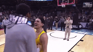 Happy College Basketball GIF by NCAA March Madness