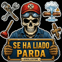 Skull Error GIF