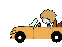 Car Driving Sticker