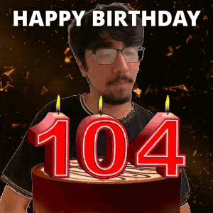 104 Birthday GIF