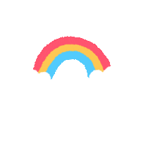applepier rainbow colorful yuckapy applepier Sticker