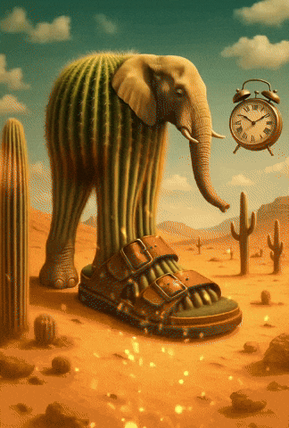 Elephant Cactus GIF