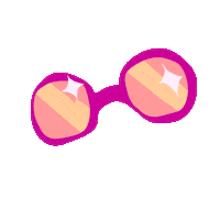 Mislux glasses lips lipstick gloss Sticker