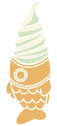 icecream matcha Sticker by Yaki Yaki