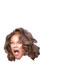 Flying Tyra Banks Sticker
