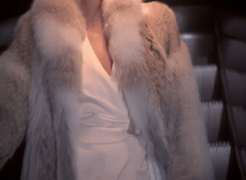 furglamor giphyupload 1980s fur coat going down GIF