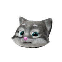 Cat 3D Sticker by cryptoys