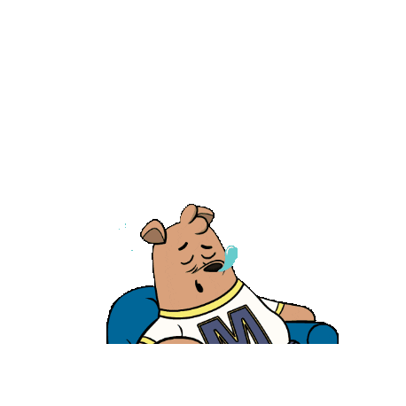 Tired Good Morning Sticker by Meme World of Max Bear