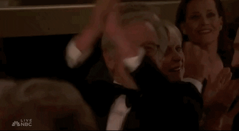 Steven Spielberg Blow Kiss GIF by Golden Globes