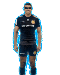 Men In Black Rugby Sticker by Exeter Chiefs