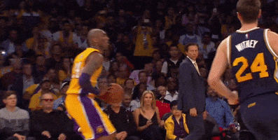 kobe bryant lakers GIF by NBA