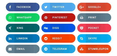 Elementor Share Buttons GIF