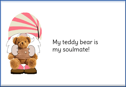 Teddy Bear Gnome GIF