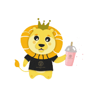 Leo Milkshake Sticker by The Waffle King