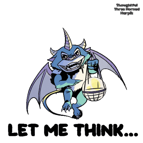 Flying Think About It Sticker by VeeFriends