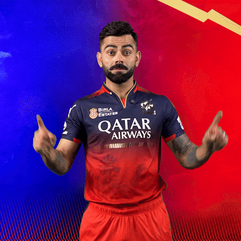 Happy Virat Kohli GIF by Royal Challengers Bengaluru