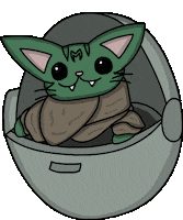 Star Wars Cat Sticker by Tutimon