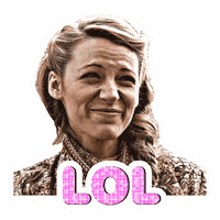 Laugh Out Loud Lol Sticker by Blake Lively Fan