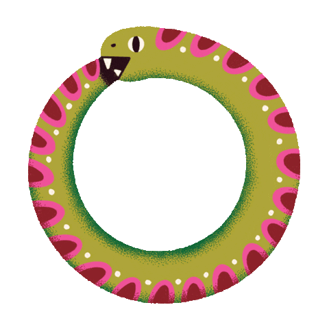 Ouroboros Sticker by Scribble Kids Books