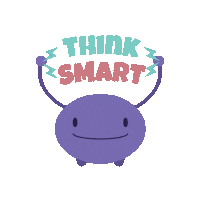 Think Smart Sticker by Luma World