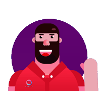 Hello Sticker by Órbita Studios